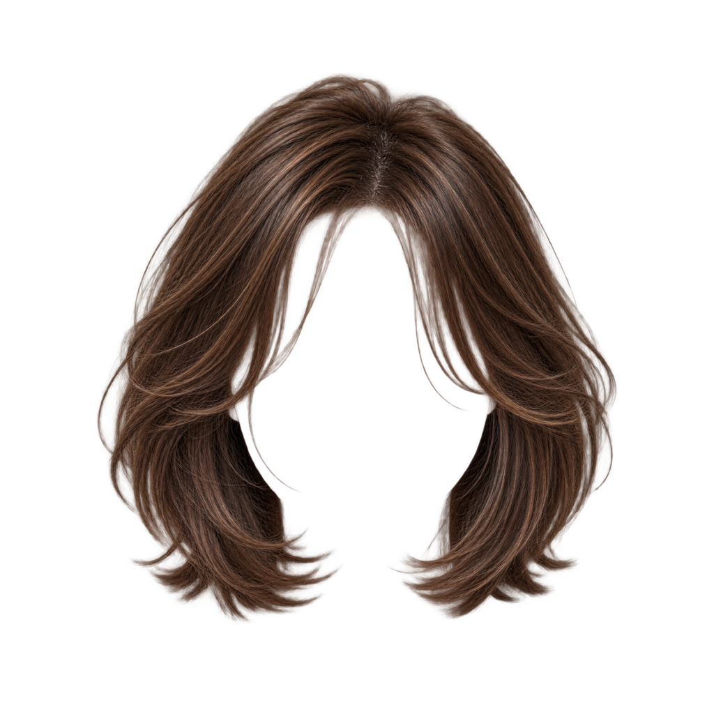 Bottleneck Pony hairstyle preview in brown